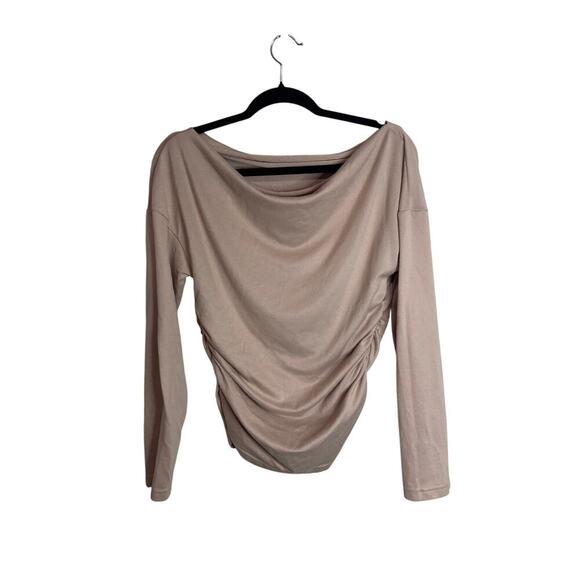 SHEIN Tan Long Sleeve Top | Size L | Excellent Used Condition - Picture 2 of 5